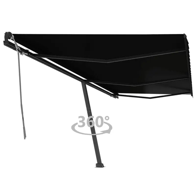 Uitschuifbare luifel met gepoedercoat aluminium voor schaduw buiten - Antraciet / 600 x 350 cm / 1 - Zonwering