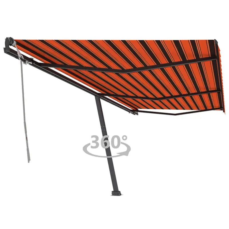 Uitschuifbare luifel met gepoedercoat aluminium voor schaduw buiten - Multikleur / 600 x 350 cm / 1 - Zonwering