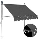 Uittrekbare zonwering voor raam terras en tuin - Antraciet / 1 / 100 cm - Zonwering