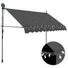 Uittrekbare zonwering voor raam terras en tuin - Antraciet / 1 / 250 cm - Zonwering