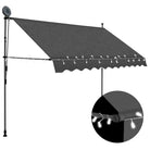 Uittrekbare zonwering voor raam terras en tuin - Antraciet / 1 / 300 cm - Zonwering