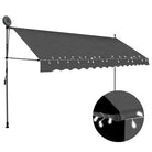 Uittrekbare zonwering voor raam terras en tuin - Antraciet / 1 / 400 cm - Zonwering
