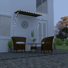 Uittrekbare zonwering voor raam terras en tuin - Antraciet / 250 x 150 cm / 1 - Zonwering