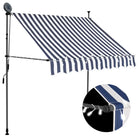 Uittrekbare zonwering voor raam terras en tuin - Blauw / 1 / 200 cm - Zonwering
