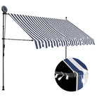 Uittrekbare zonwering voor raam terras en tuin - Blauw / 1 / 300 cm - Zonwering