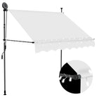 Uittrekbare zonwering voor raam terras en tuin - Crème / 1 / 100 cm - Zonwering