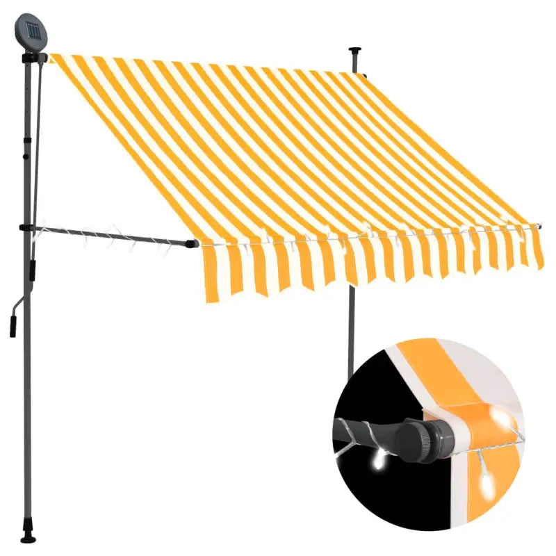 Uittrekbare zonwering voor raam terras en tuin - Oranje / 1 / 100 cm - Zonwering