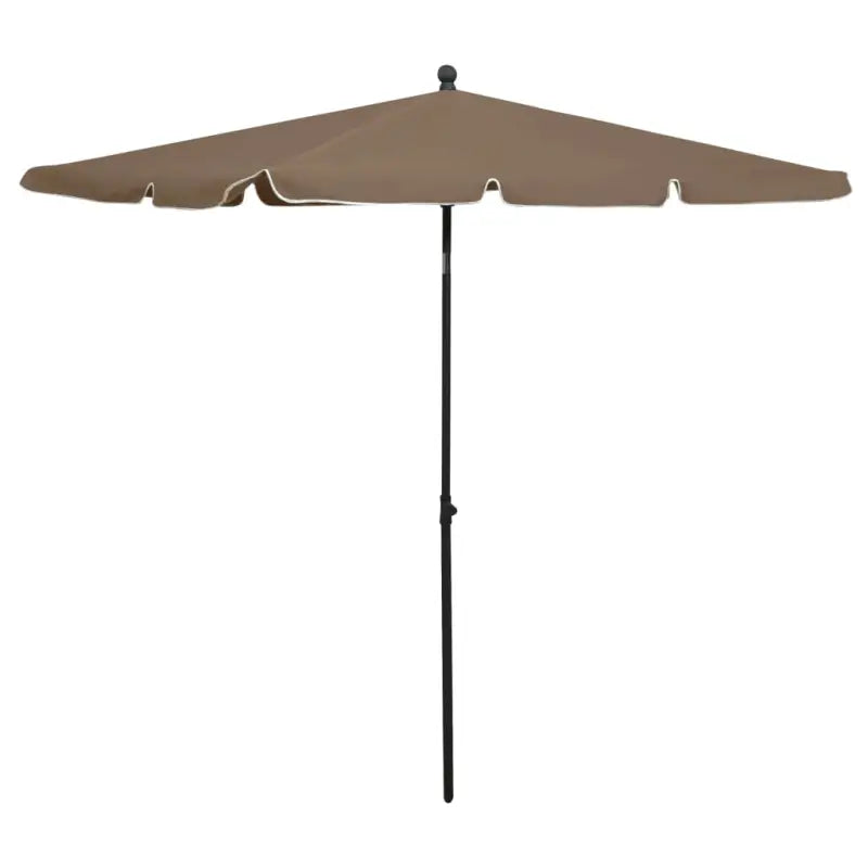 Uv-beschermende parasol met anti-vervagend polyester - Taupe / 1 - Parasols en zonneschermen