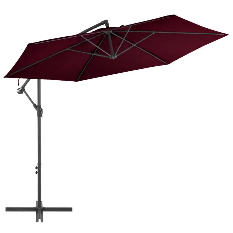 UV-beschermende parasol voor langdurige zonblootstelling - Bordeauxrood / 1 - Parasols en zonneschermen