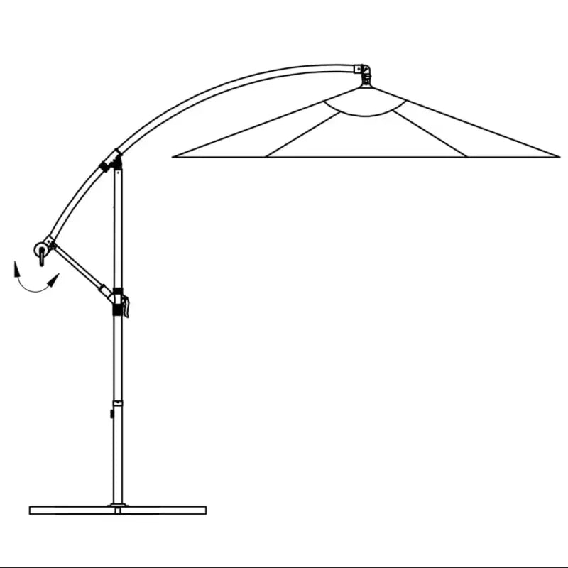 UV-beschermende parasol voor langdurige zonblootstelling - Parasols en zonneschermen