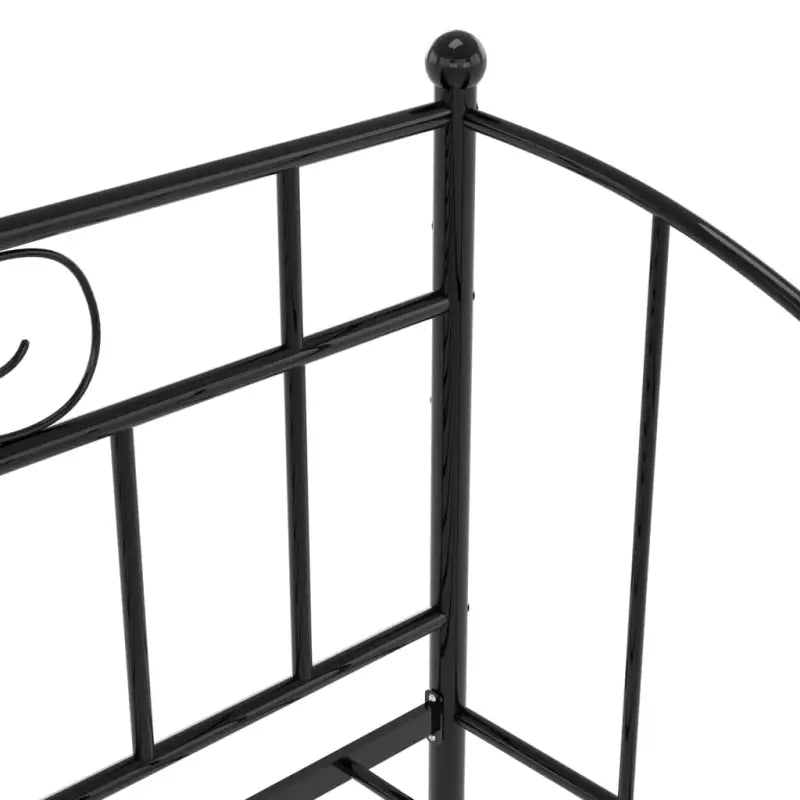 Veelzijdige bedbank met afmetingen bed voor zit- en slaapplaats - Zwart - Bedden & bedframes