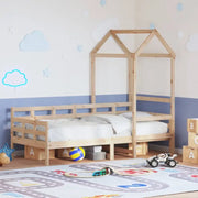 Veelzijdige slaapbank van massief grenenhout met open zijdeur - Bedden & bedframes