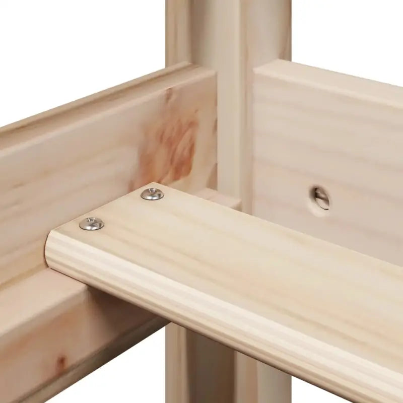 Veelzijdige slaapbank van massief grenenhout met open zijdeur - Bedden & bedframes