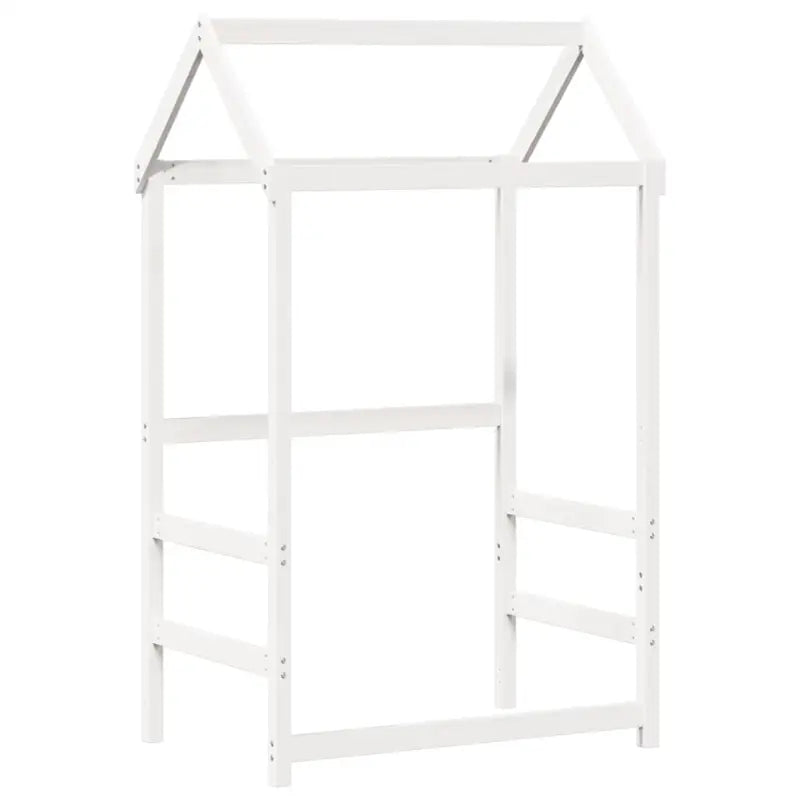 Veelzijdige slaapbank van massief grenenhout met open zijdeur in wit - Bedden & bedframes