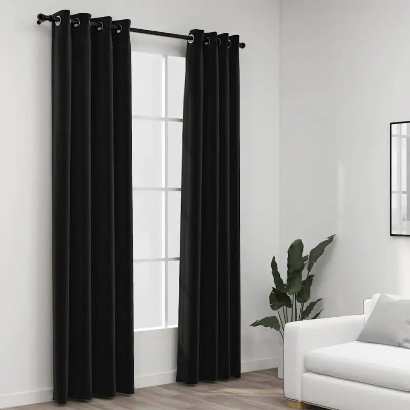 Verduisterende linnen-look gordijnen voor woonkamer slaapkamer en kantoor - Gordijnen & vitrages