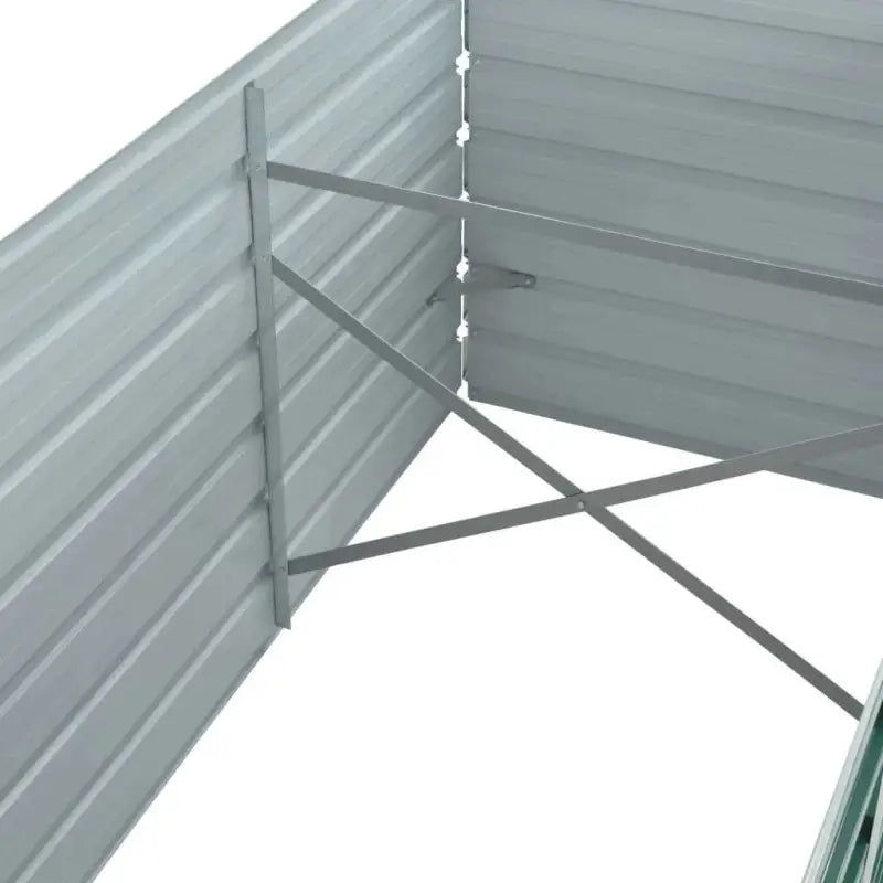 Verhoogde plantenbak van gegalvaniseerd staal voor tuin en balkon - Bloempotten & plantenbakken