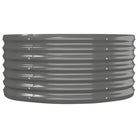 Verhoogde plantenbak van gepoedercoat staal voor tuin en terras - Bloempotten & plantenbakken