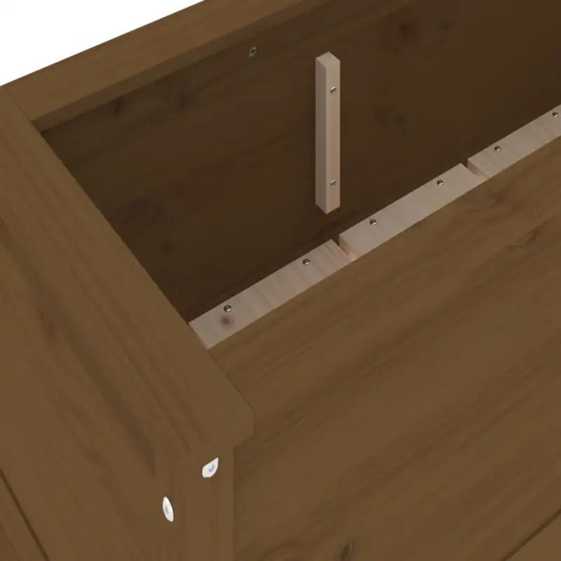 Verhoogde plantenbak van massief grenenhout voor tuin en balkon - Bloempotten & plantenbakken