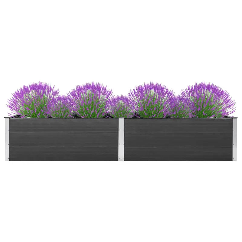 Verhoogde plantenbak voor tuin balkon of terras decoratie - 200 x 100 x 54 cm / 1 - Bloempotten & plantenbakken
