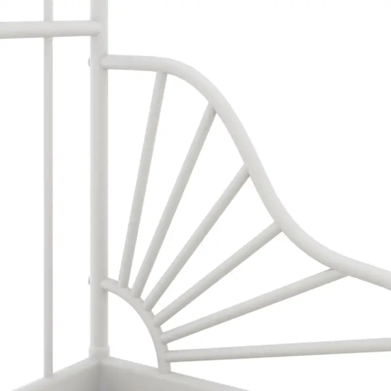 Verlengbaar ledikant van stevig gepoedercoat metaal voor heerlijke nachtrust - Bedden & bedframes