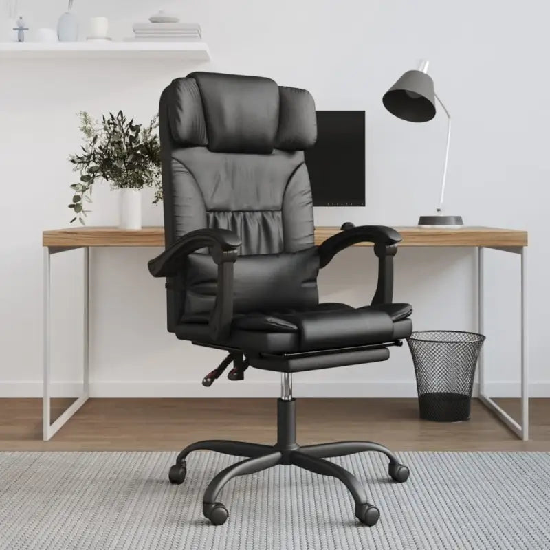 Verstelbare bureaustoel met elegante look en duurzame materialen Met totale afmetingen - Zwart / 1 / zonder