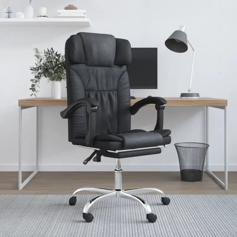 Verstelbare bureaustoel met elegante look en duurzame materialen Met totale afmetingen - Zwart / 1 / met massagefunctie