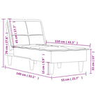 Verstelbare chaise longue met compacte totale afmetingen voor kleine ruimtes - Chaises longues