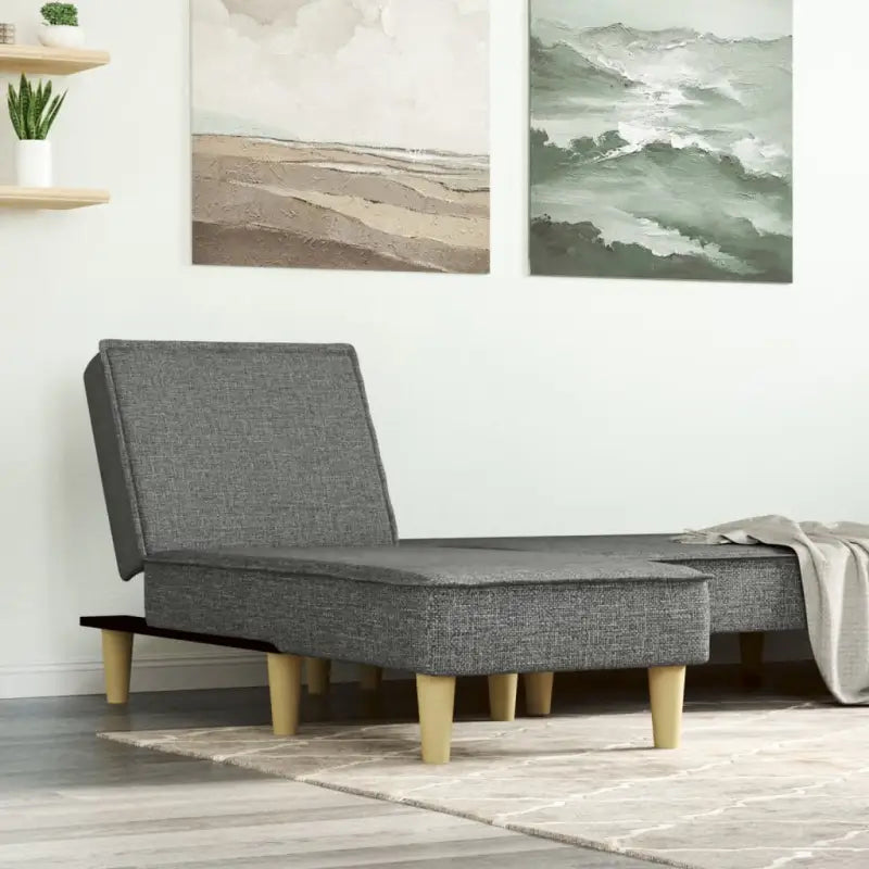 Verstelbare chaise longue met compacte totale afmetingen voor kleine ruimtes - Chaises longues