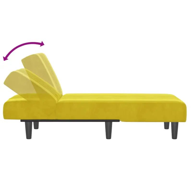 Verstelbare chaise longue voor kleine ontspanningshoekjes totale afmetingen - Chaises longues