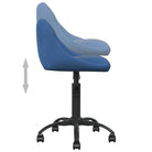 Verstelbare eetkamerstoel met zacht fluweel en zwart gepoedercoat frame - Eetkamerstoelen