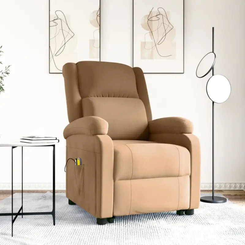 Verstelbare elektrische massagestoel met krachtige motor voor ultiem comfort - Bruin / 1 - Elektrische massagestoelen