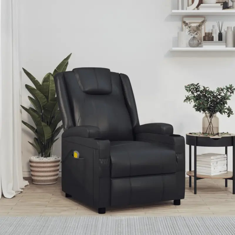 Verstelbare elektrische massagestoel voor ultiem comfort en ontspanning - Zwart / 1 - Elektrische massagestoelen