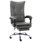 Verstelbare ergonomische bureaustoel voor comfortabel werken - Antraciet / 1 / Met voetensteun - Bureaustoelen