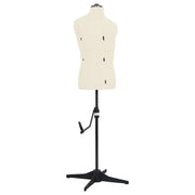 Verstelbare herenkleding paspop voor modeshows en winkels - Crème - Kledingstandaards