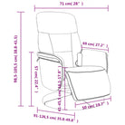 Verstelbare massagestoel met 6 massagepunten en meerdere programma’s - Fauteuils & Relaxfauteuils