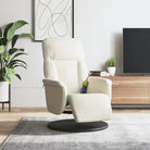 Verstelbare massagestoel met 6 massagepunten en meerdere programma’s - Crème / 1 - Fauteuils & Relaxfauteuils
