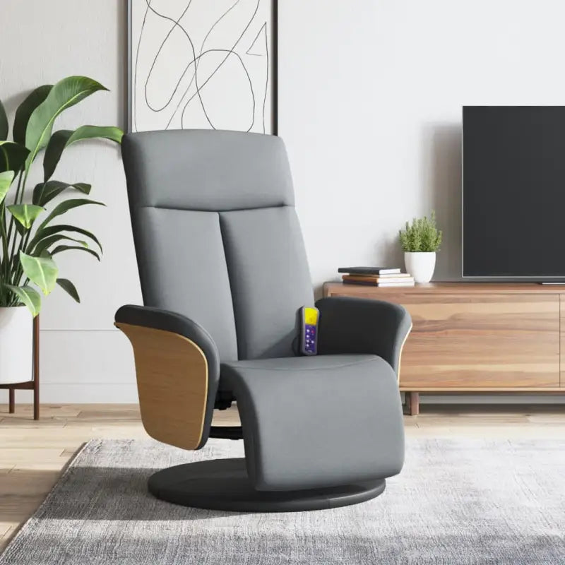 Verstelbare massagestoel voor ultiem comfort en gerichte massageplezier - Lichtgrijs / 1 - Fauteuils & Relaxfauteuils