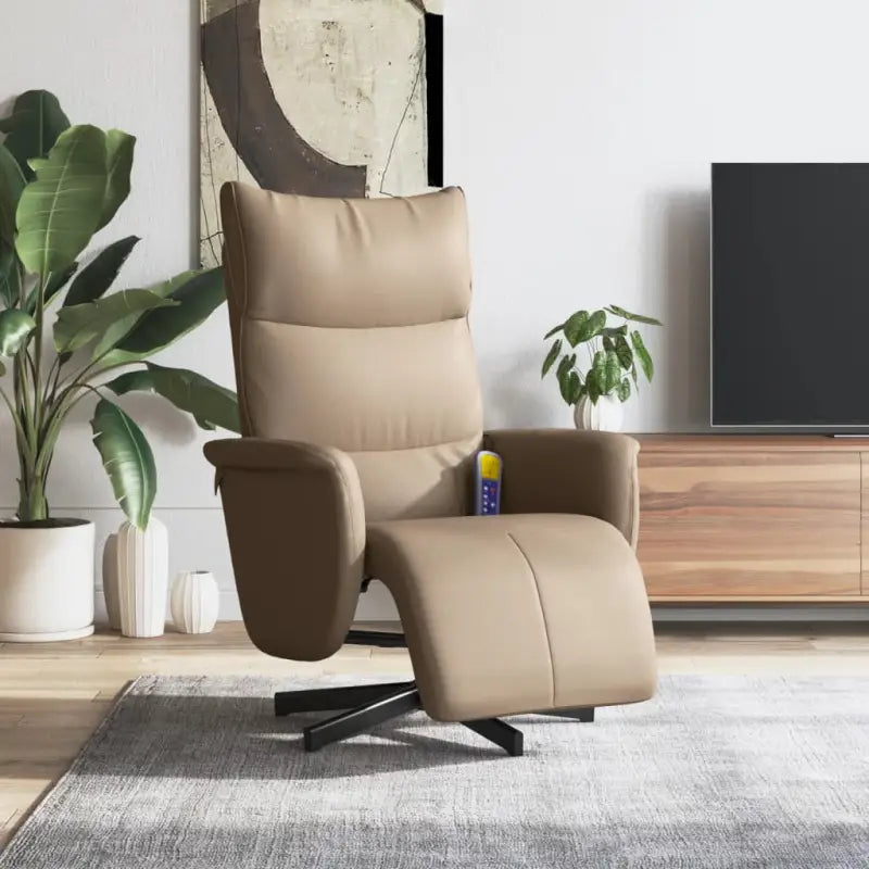 Verstelbare massagestoel voor ultiem comfort en gerichte massageervaring - Cappuccino / 1 - Fauteuils & Relaxfauteuils