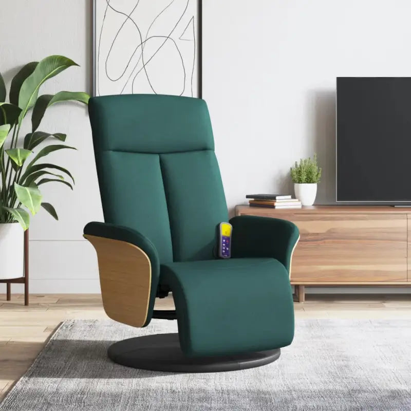 Verstelbare massagestoel voor ultiem comfort en gerichte massageplezier - Donkergroen / 1 - Fauteuils & Relaxfauteuils