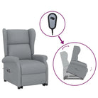 Verstelbare stoel met verstelbare rugleuning en voetensteun voor ultiem comfort - Fauteuils & Relaxfauteuils
