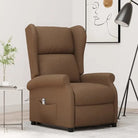 Verstelbare stoel met verstelbare rugleuning en voetensteun voor ultiem comfort - Bruin / 1 - Fauteuils & Relaxfauteuils