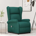 Verstelbare stoel met verstelbare rugleuning en voetensteun voor ultiem comfort - Donkergroen / 1 - Fauteuils &