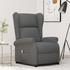 Verstelbare stoel met verstelbare rugleuning en voetensteun voor ultiem comfort - Donkergrijs / 1 - Fauteuils &