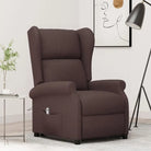 Verstelbare stoel met verstelbare rugleuning en voetensteun voor ultiem comfort - Donkerbruin / 1 - Fauteuils &