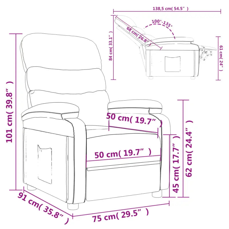 Verstelbare stoel voor comfortabel ontspannen en relaxen - Fauteuils & Relaxfauteuils