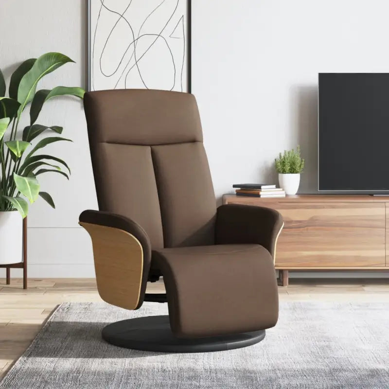 Verstelbare stoel voor comfortabel ontspannen na een drukke dag - Bruin / 1 - Fauteuils & Relaxfauteuils