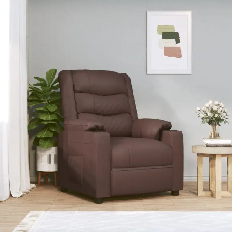 Verstelbare stoel voor ultiem comfort en ontspanning - Bruin / 1 - Fauteuils & Relaxfauteuils