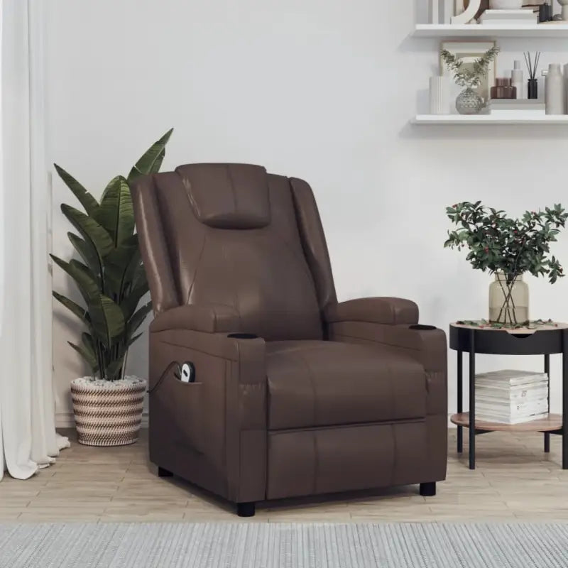 Verstelbare stoel voor ultiem comfort en ontspanning - Bruin / 1 - Fauteuils & Relaxfauteuils