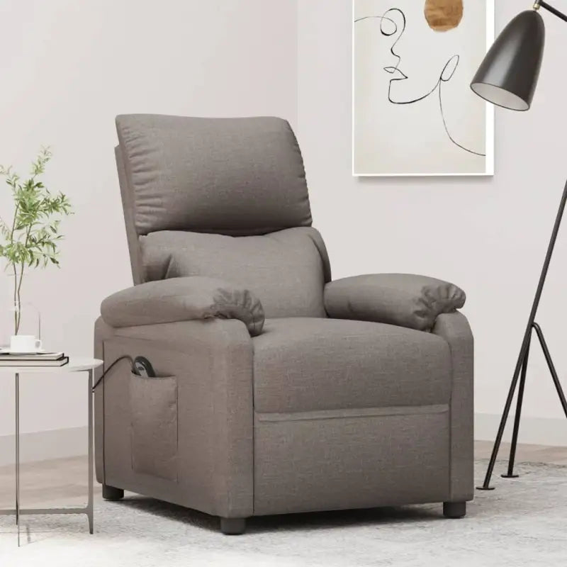 Verstelbare stoel voor ultiem comfort en ontspanning - Taupe / 1 - Fauteuils & Relaxfauteuils