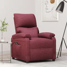 Verstelbare stoel voor ultiem comfort en ontspanning - Wijnrood / 1 - Fauteuils & Relaxfauteuils